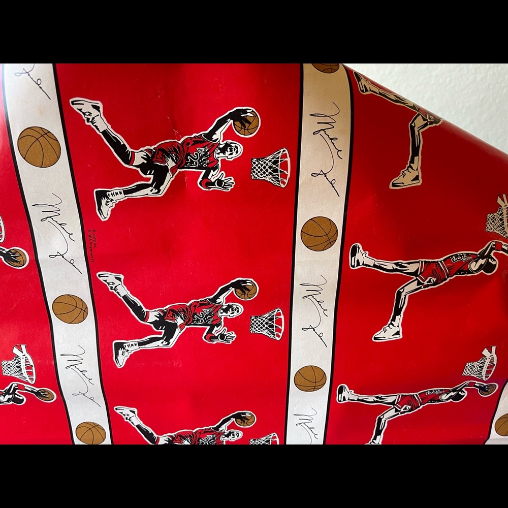 VINTAGE Michael Jordan Wrapping Paper 26”